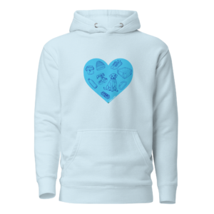 Unisex Climber's Heart Hoodie