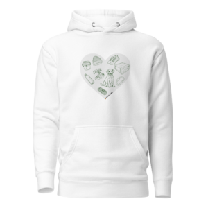Unisex Climber's Heart Hoodie